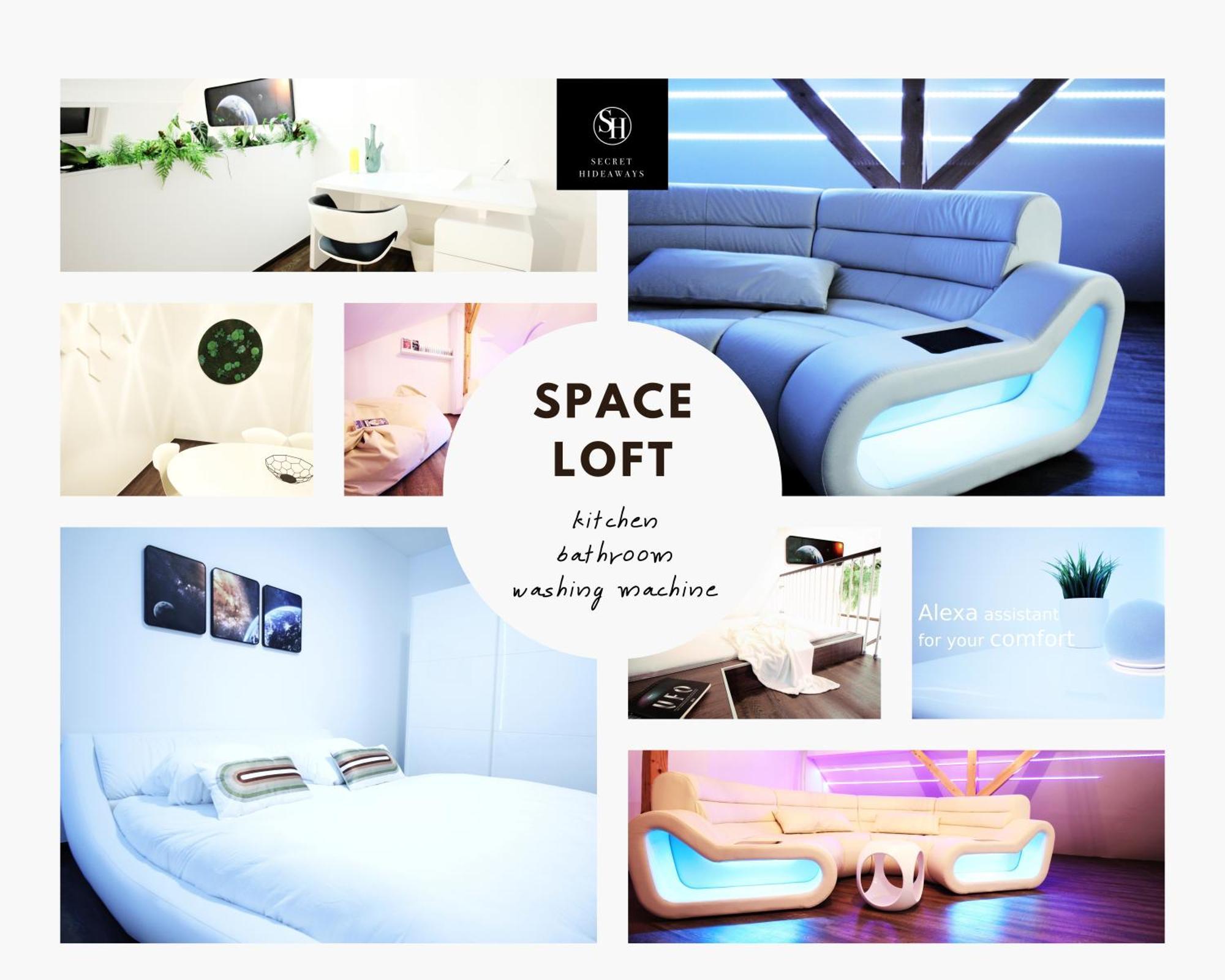 Secret Hideaways Space Loft Wohndesign Auf 2 Etagen L 450M Bis Uni 뒤스부르크 외부 사진